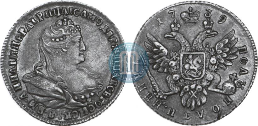 Фото Полуполтинник 1739 года  