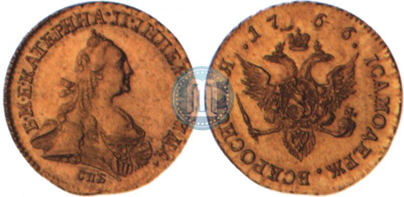 Picture 1 ducat 1766 year СПБ 