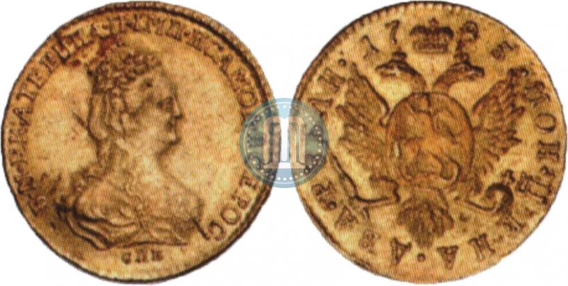 Фото 2 рубля 1785 года СПБ 