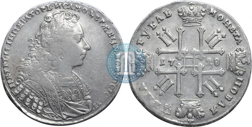 Picture 1 rouble 1728 year  "Type of 1728"