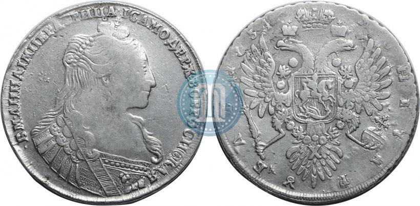 Picture 1 rouble 1734 year  "Type of 1735"