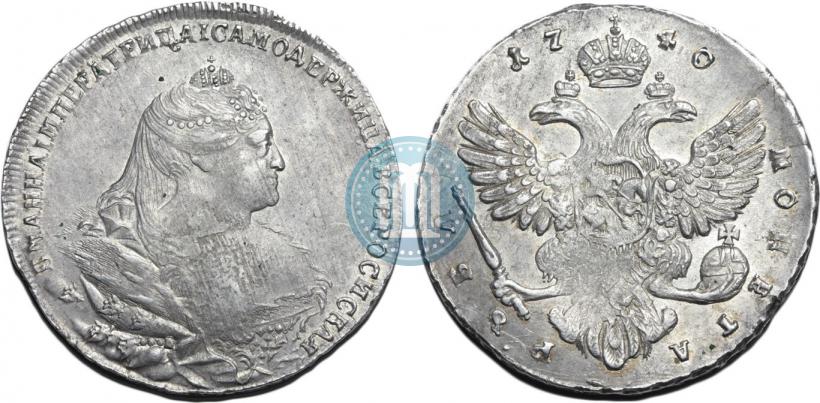 Picture 1 rouble 1740 year  "Moscow type"