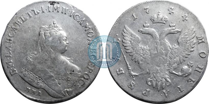 Picture 1 rouble 1744 year ММД 