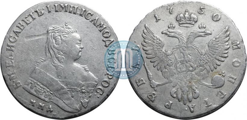 Picture 1 rouble 1749 year ММД 