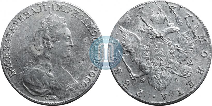 Picture 1 rouble 1777 year СПБ-ФЛ 