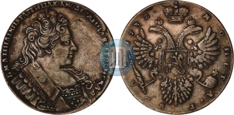Picture 1 rouble 1732 year  