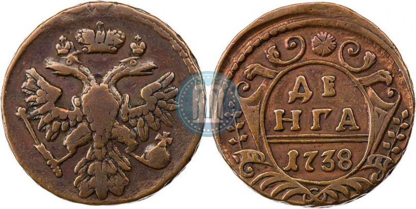 Фото Денга 1738 года  