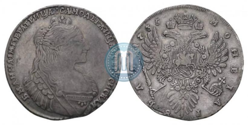 Picture 1 rouble 1735 year  