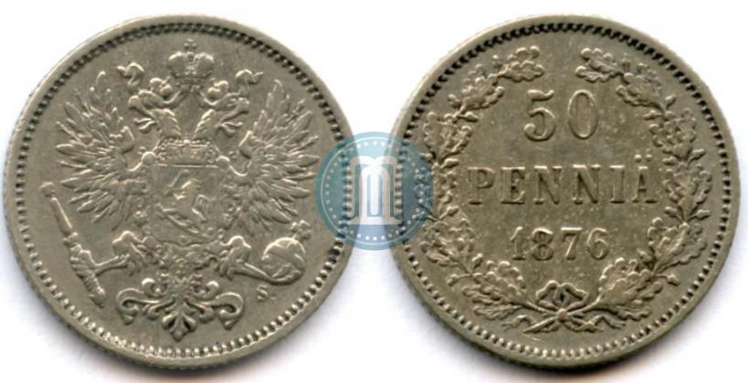 Picture 50 pennia 1876 year S 