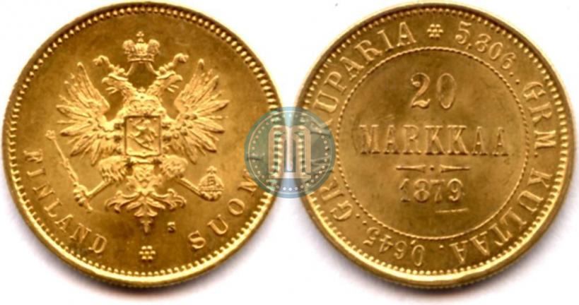 Picture 20 markkaa 1879 year S 