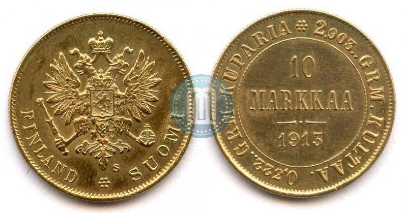 Picture 10 markkaa 1913 year S 