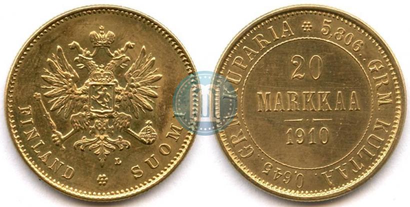 Picture 20 markkaa 1910 year L 