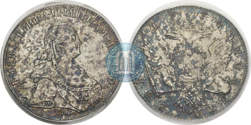 Фото 1 рубль 1774 года СПБ-ФЛ 