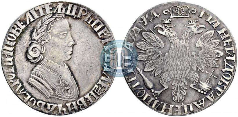 Фото Полтина 1704 года  "Портрет работы Ф. Алексеева"