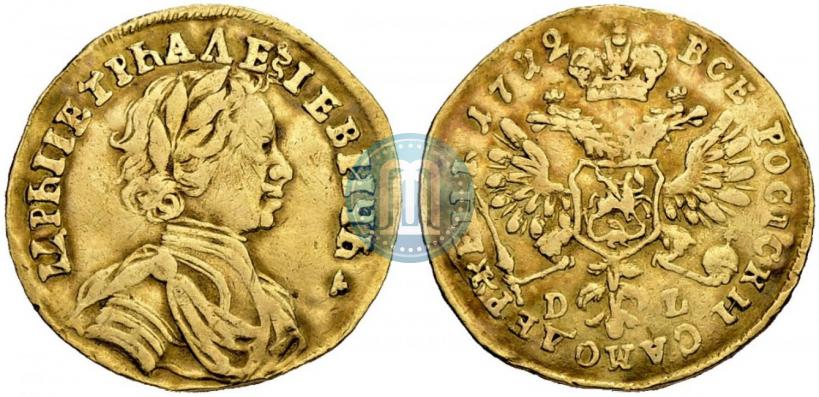 Фото 1 червонец 1712 года D-L 