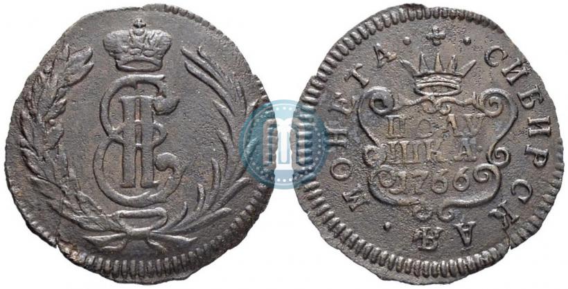 Фото Полушка 1766 года  