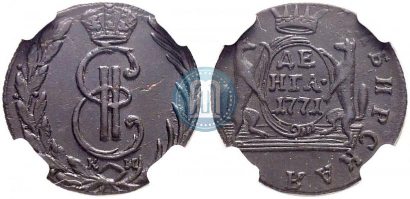 Фото Денга 1771 года КМ 