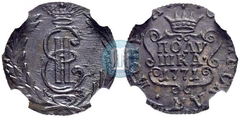 Фото Полушка 1771 года КМ 