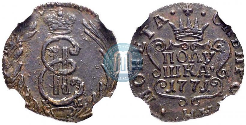 Фото Полушка 1771 года КМ 