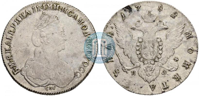 Picture 1 rouble 1782 year СПБ-ИЗ 