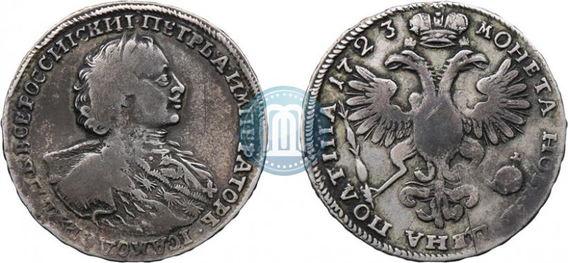 Picture Poltina 1723 year  "Portrait with ermine mantle"
