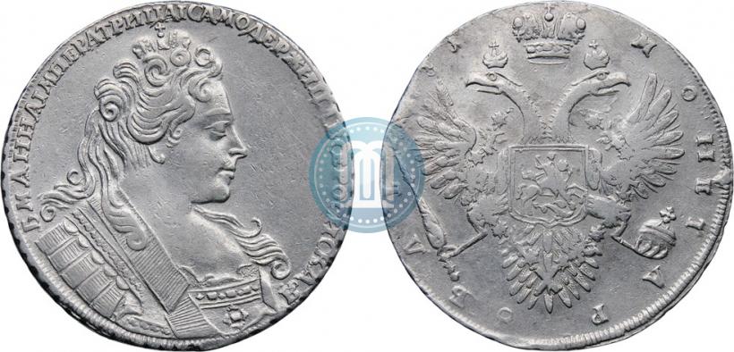 Picture 1 rouble 1731 year  