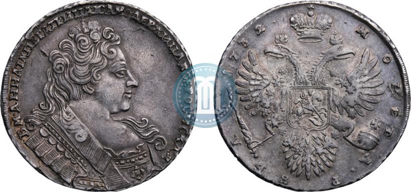 Picture 1 rouble 1732 year  