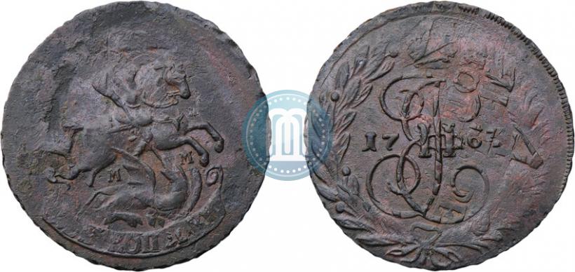 Фото 2 копейки 1763 года ММ 