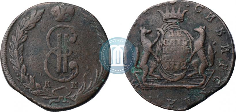 Фото 10 копеек 1772 года КМ 