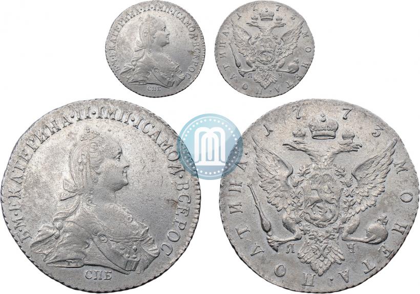 Picture Poltina 1773 year СПБ-ЯЧ 