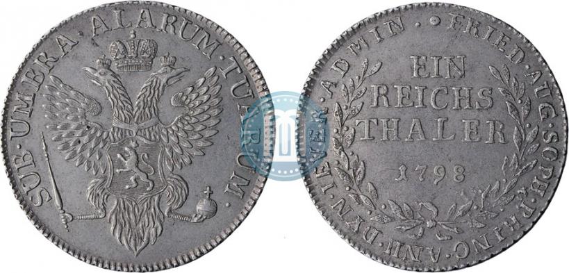 Picture Ein reichsthaler 1798 year  "Dutchy of Jever"
