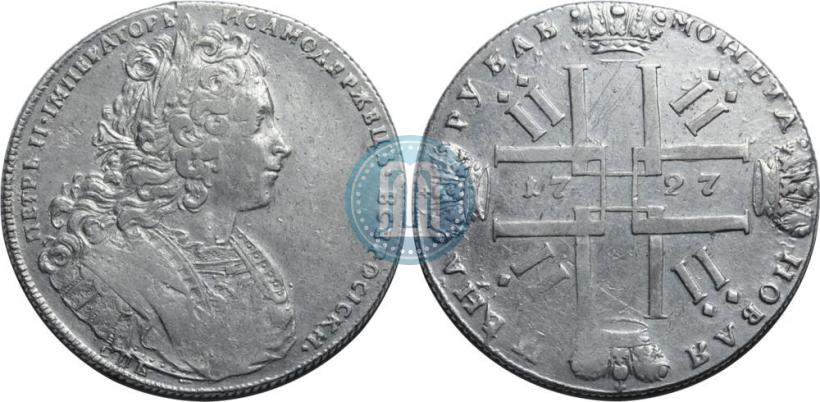 Picture 1 rouble 1727 year СПБ "Petersburg type"