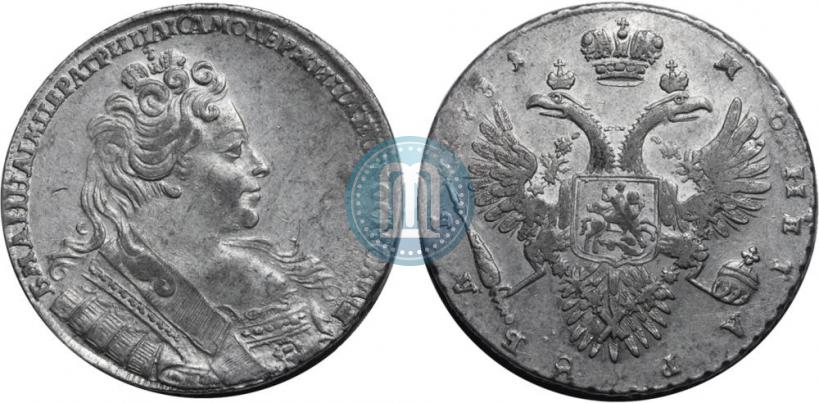 Фото 1 рубль 1732 года  