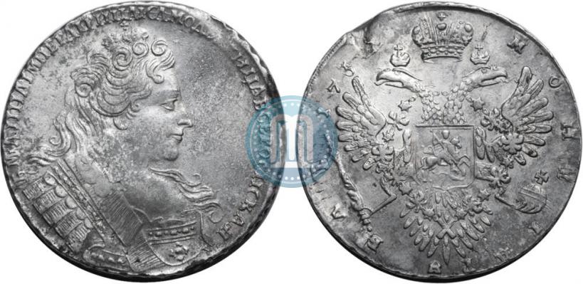 Фото 1 рубль 1732 года  