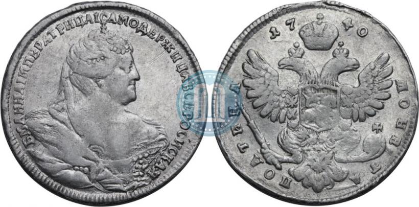 Picture Poltina 1740 year  "Moscow type"