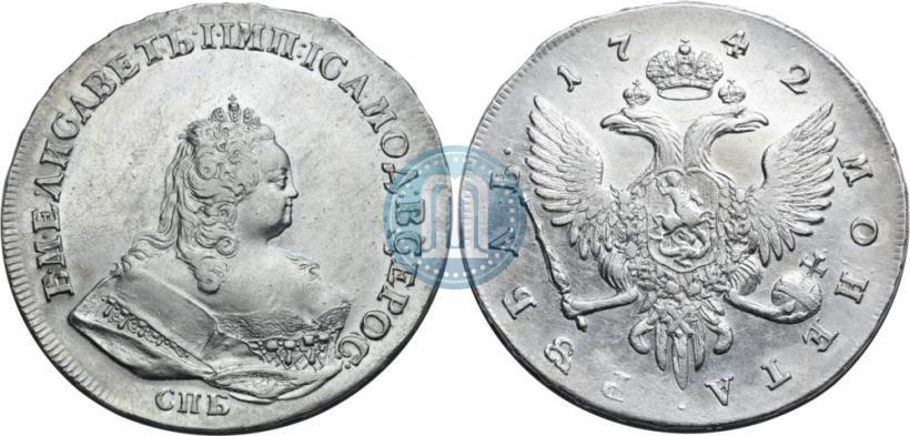 Picture 1 rouble 1742 year СПБ 
