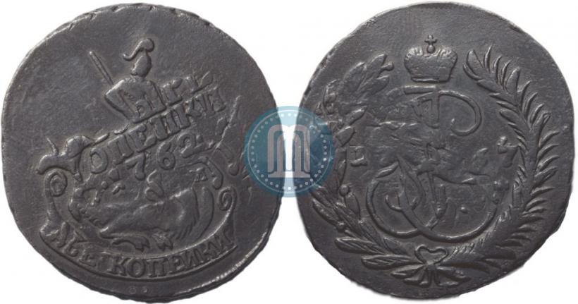Фото 2 копейки 1767 года ММ 