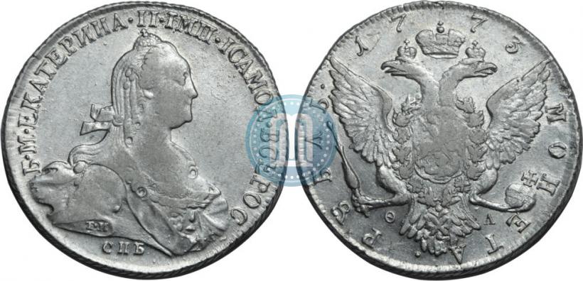 Фото 1 рубль 1773 года СПБ-ФЛ 