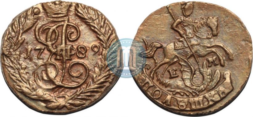 Фото Полушка 1789 года ЕМ 