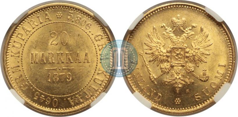 Picture 20 markkaa 1879 year S 