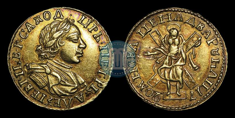 Picture 2 roubles 1720 year  
