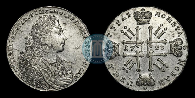 Picture 1 rouble 1728 year  "Type of 1728"