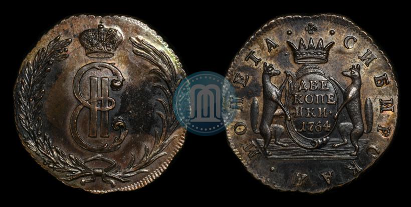 Фото 2 копейки 1764 года  