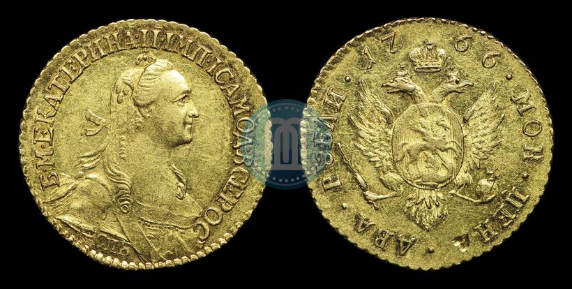 Picture 2 roubles 1766 year СПБ 