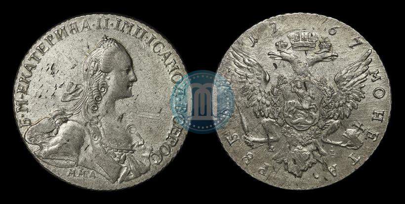 Picture 1 rouble 1767 year ММД-EI 