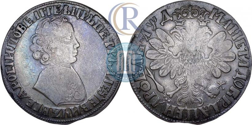 Picture 1 rouble 1704 year  