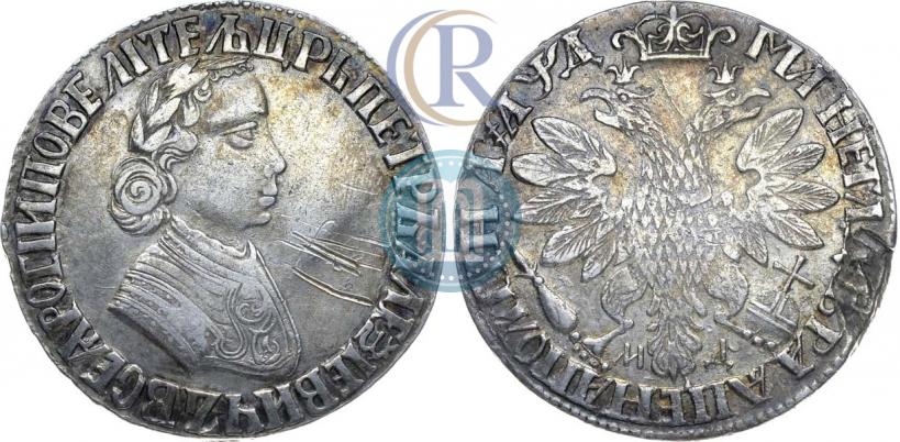 Фото Полтина 1704 года МД "Портрет работы Ф. Алексеева"
