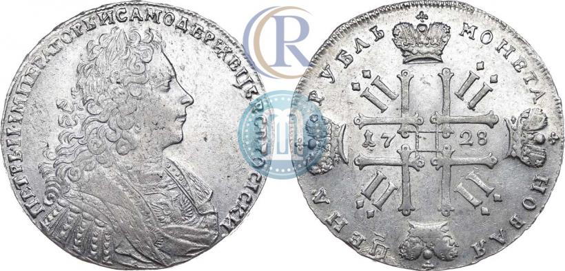 Picture 1 rouble 1728 year  "Type of 1728"