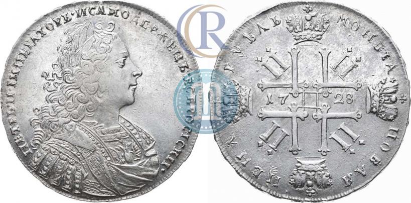 Picture 1 rouble 1728 year  "Type of 1728"