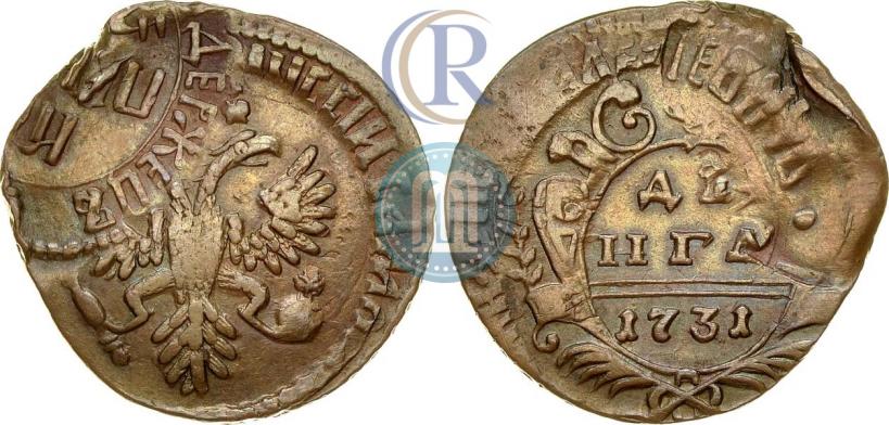 Фото Денга 1731 года  